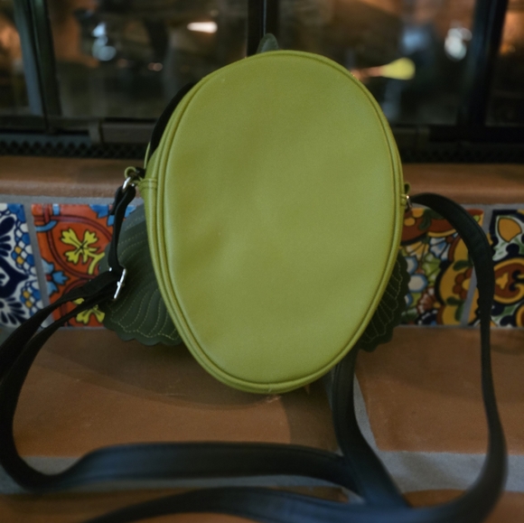Green Monster Face Crossbody Bag - Picture 2 of 3